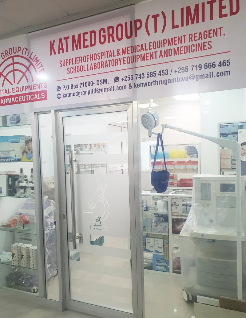 KATMED showroom and medical supplies